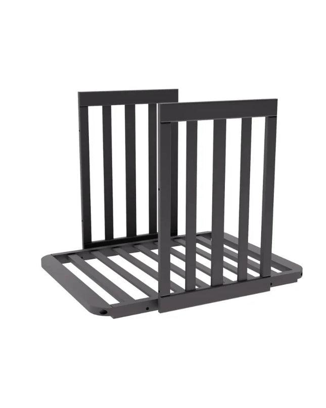 YappyÉtude wiegset (korte zijden en matrasbodem) ANTRACIET