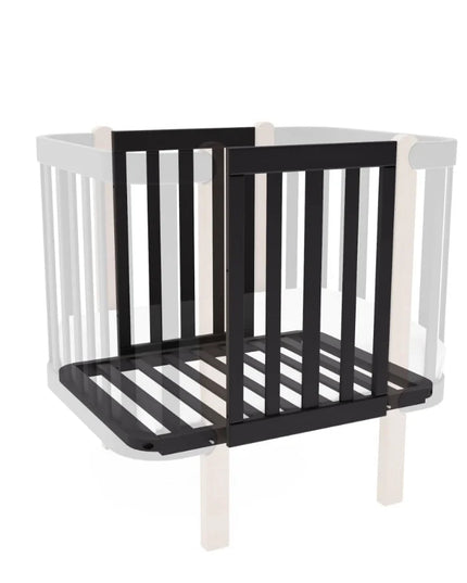 YappyÉtude wiegset (korte zijden en matrasbodem) ANTRACIET