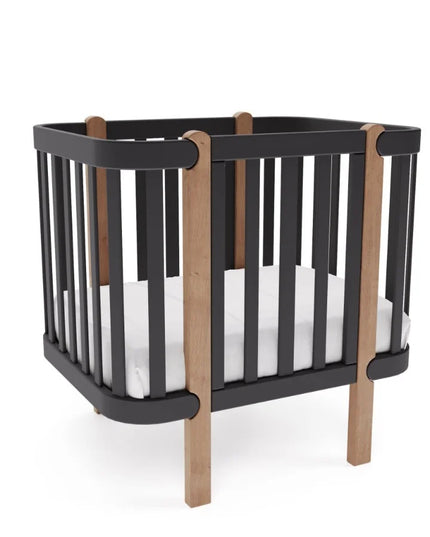 YappyÉtude wiegset (korte zijden en matrasbodem) ANTRACIET