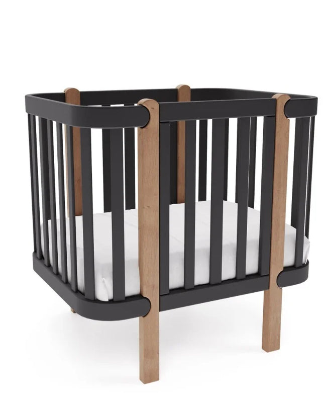 YappyÉtude wiegset (korte zijden en matrasbodem) ANTRACIET