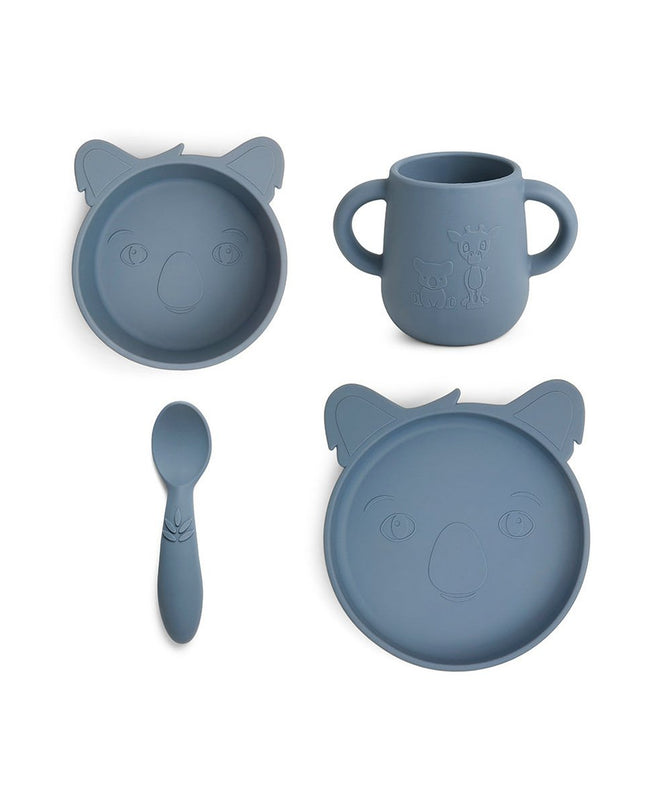 Lykke siliconen dinerset 4-pack Koala-bering-Sea
