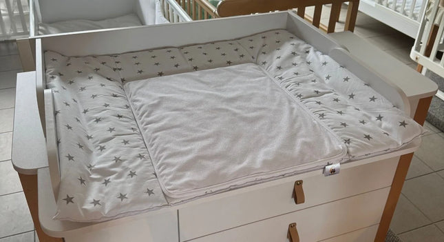 YappyNord Wit II verschoningsmatje aankleedkussen inclusief 2 hoezen