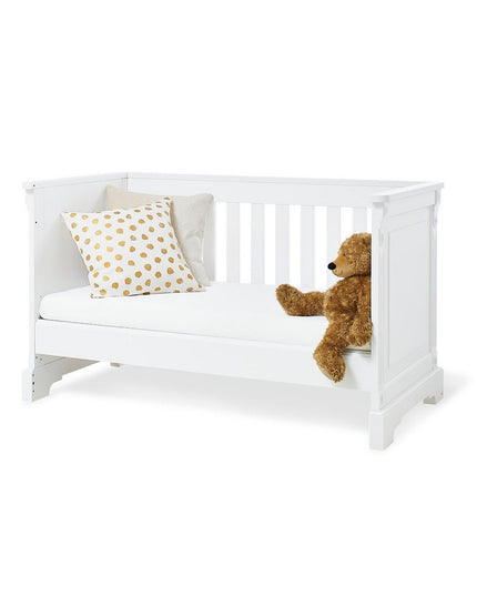 Startset 'Emilia' breed groot, incl. wandplank4 delen: ledikant, brede commode, grote kledingkast, wandplank