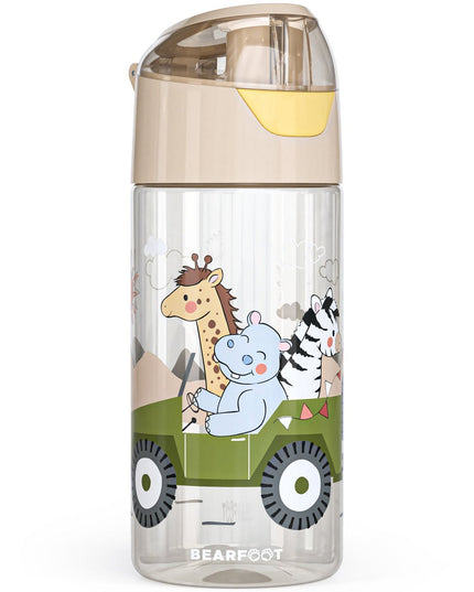 Children's lightweight water bottle - bidon - Safari brown