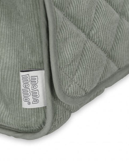 Poppen Verzorgingstas corduroy mint