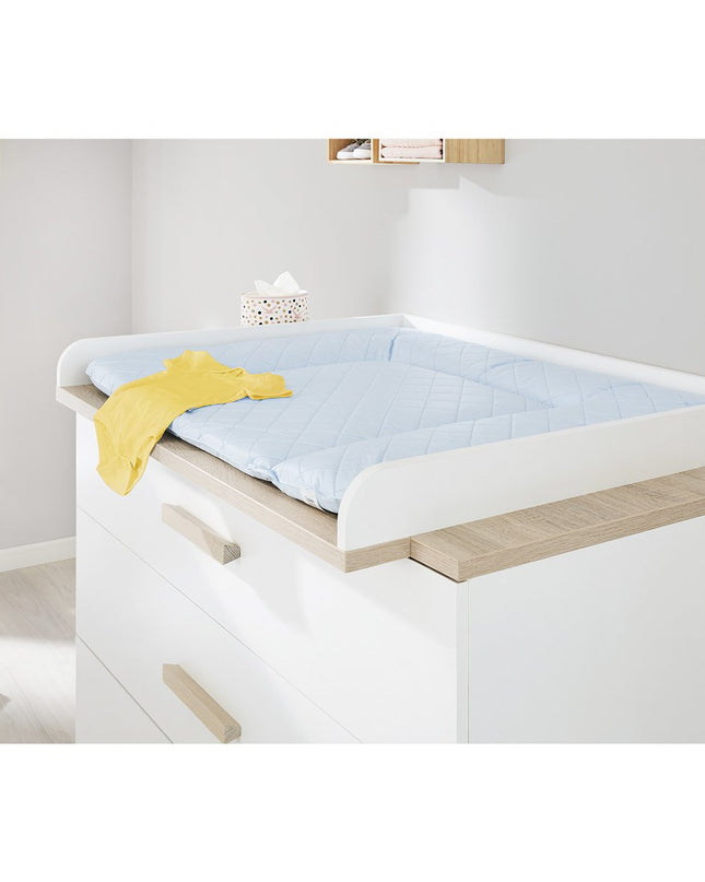 Startset 'Lumi' breed
2 delen: ledikant, brede commode