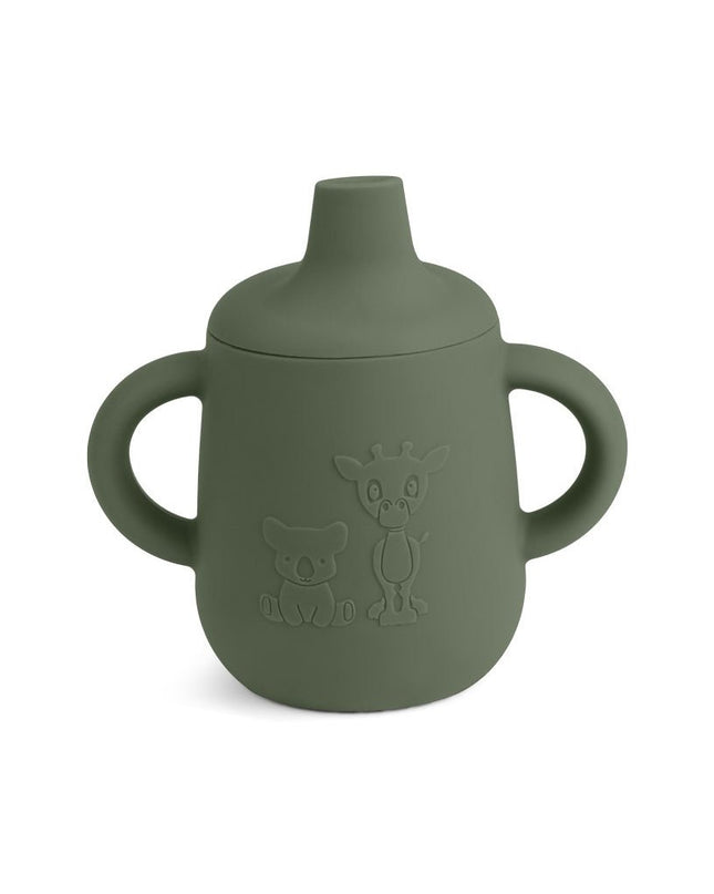 Aiko siliconen drinkbeker met drinkdeksel 140ml