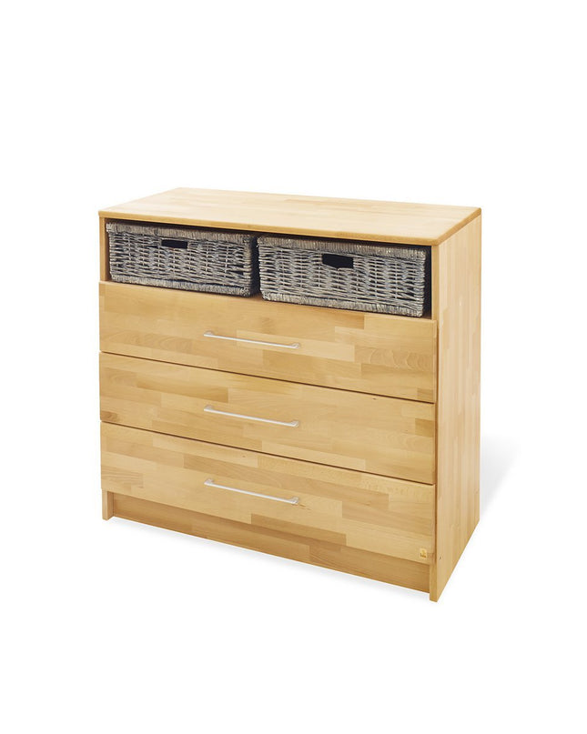 Startset 'Natura' breed
2 delen: ledikant, brede commode