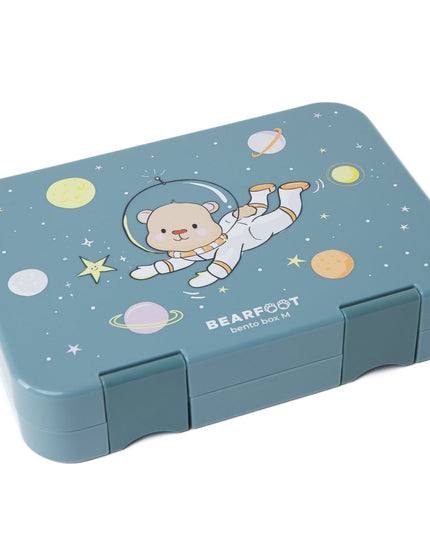 Kinderlunchbox met vakken, lunchbox, bentobox - beer - ca. 760ml