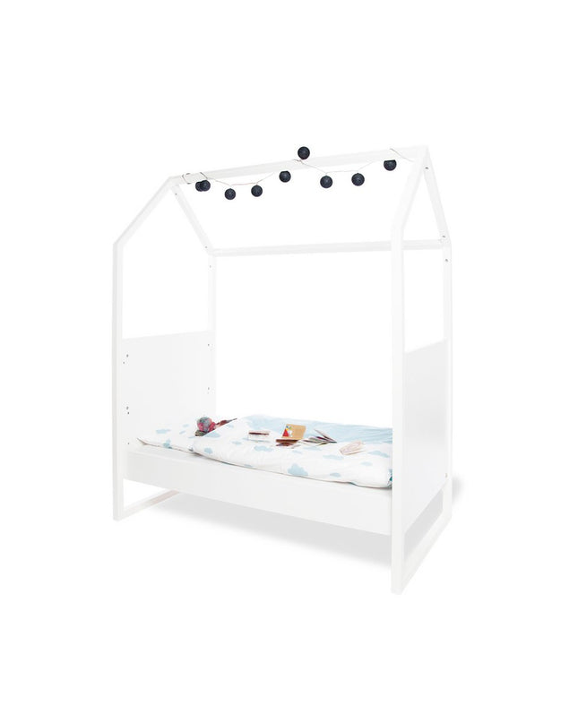 Startset 'Hilda & Pan' breed, wit
2 delen: huisbed, brede commode