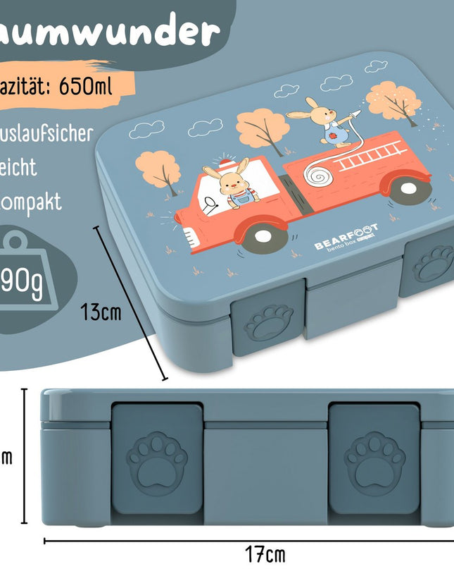 Laubbehälter mit Motiven, leicht und auslaufsicher - Feuerwehr