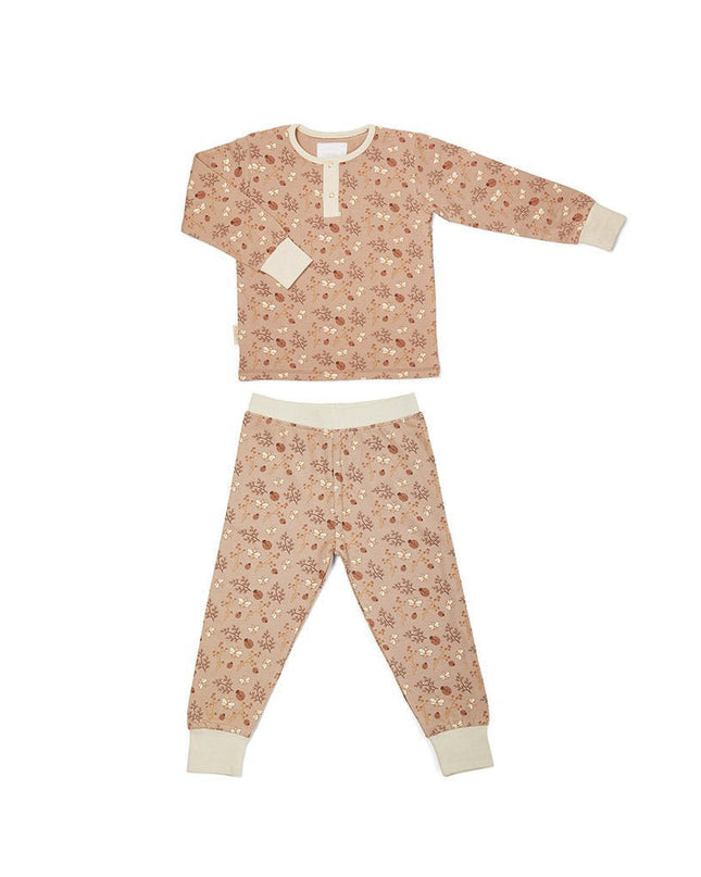 Sara nachtkleding-Zand - Bloemenbij - meisjes - pyjama