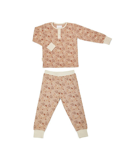 Sara nachtkleding-Zand - Bloemenbij - meisjes - Kinderpyjama
