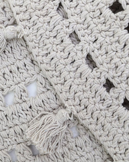 Nila Pearl Grey – Gehaakt kindervloerkleed van 100% katoen