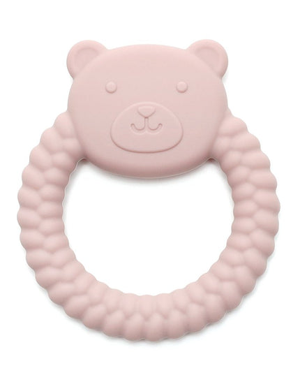 BEAR | Soft Silicone Teething Toy | BLUSH  |  Bijtring