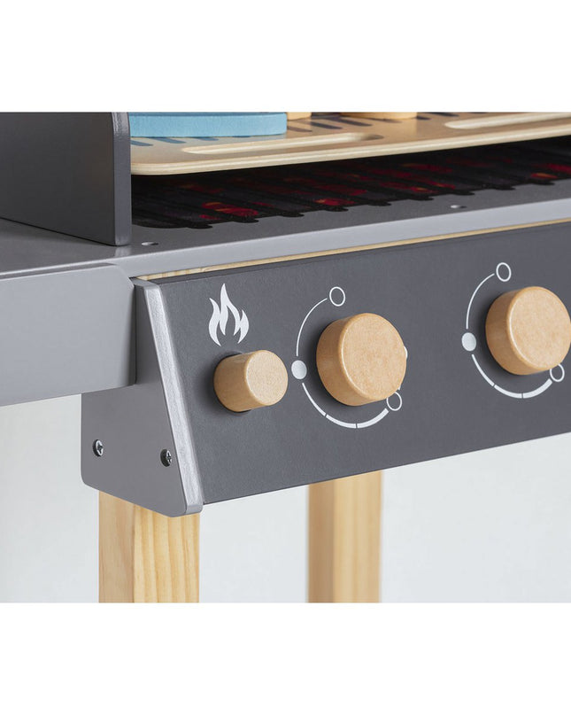 Kinderbarbecue 'Jeff' hout keukenspeelgoed