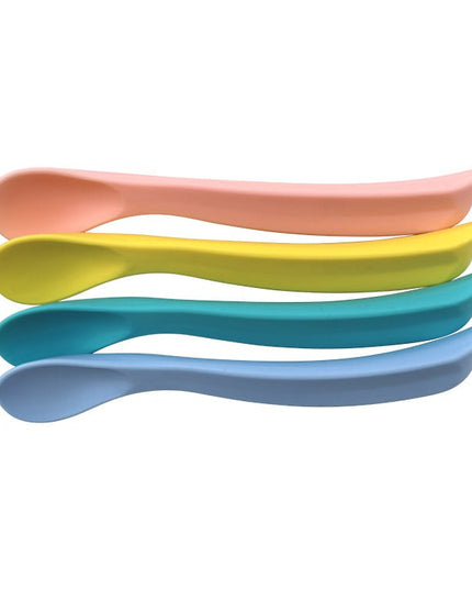 Green Goose Babylöffel-Set, gebogen, 4-teilig