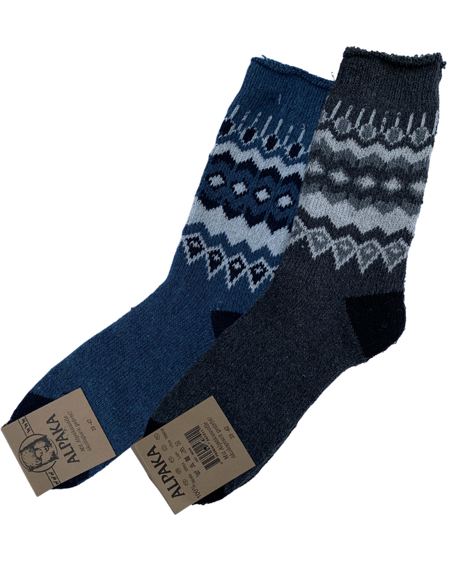 green-goose Alpaca Herensokken- 2 Paar - 100% - heren