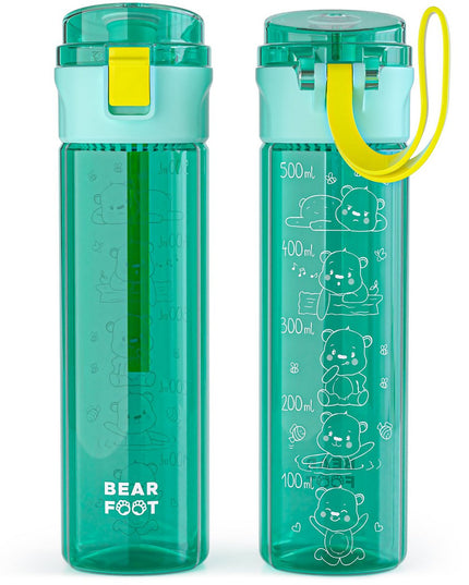 Kindertrinkflasche, 500 ml, hell – Logo Mint