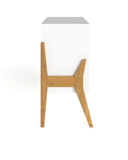 YappyIcon Commode zonder Aankleedblad – Wit/Eikenhout