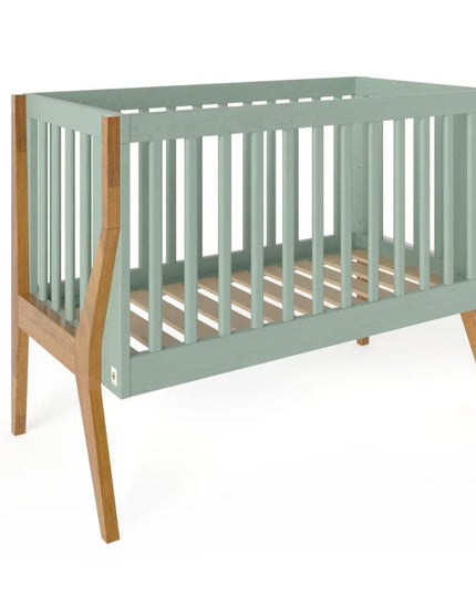 YappyIcon Babybedje / Ledikant – Saliegroen (120x60 cm)