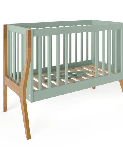 YappyIcon Babybedje / Ledikant – Saliegroen (120x60 cm)