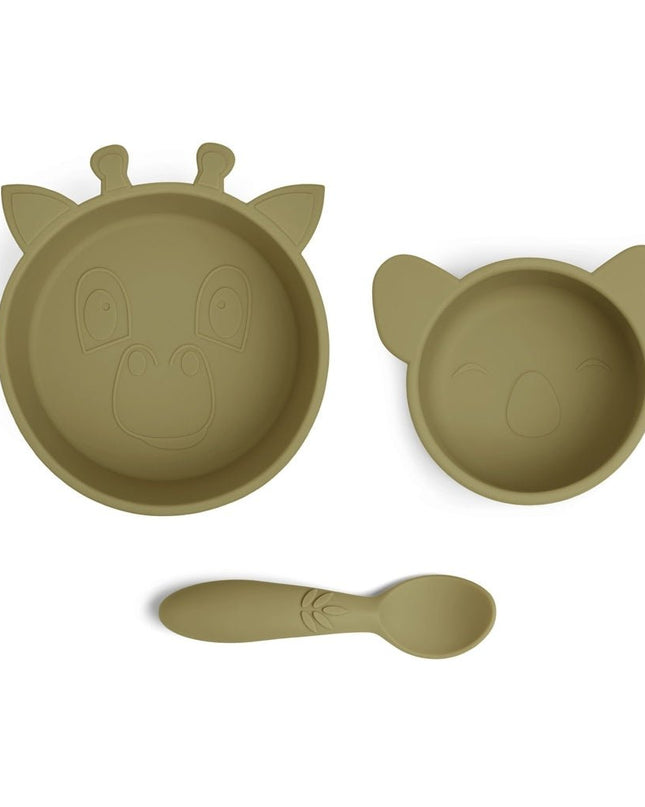 Eddy siliconen dinerset 3-pack