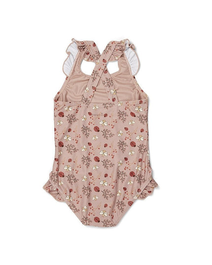 Ariel swim suit-Sand - Flower bee - uv bescherming - zomer26