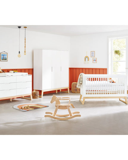 Startset 'Bridge' extra breed groot3 delen: ledikant, extra brede commode, grote kledingkast