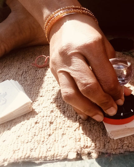 Luna-Leena tas zebrastreep zwart/wit - imitatiebont - handgemaakt in Nepal