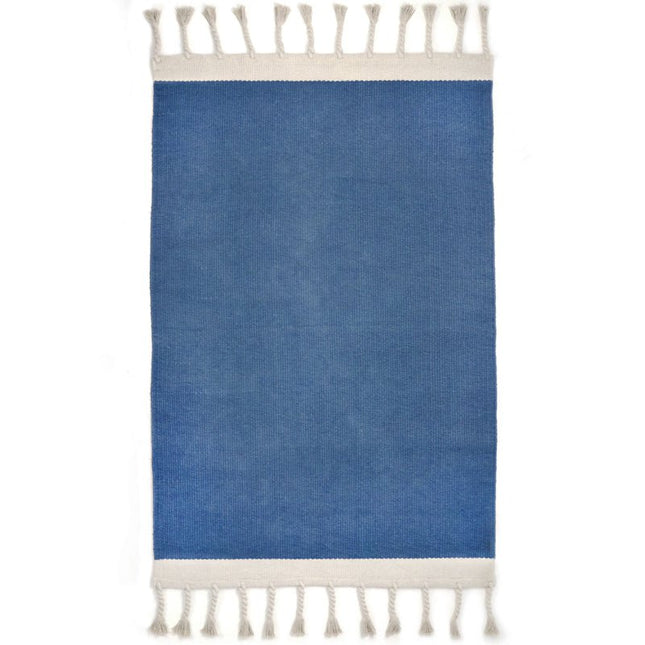 Natuurlijk Gerecycled Katoen Vloerkleed – 100x150 cm, OEKO-TEX Gecertificeerd