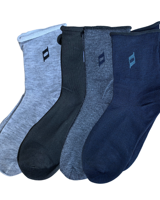 green-goose Bamboe Drukvrije Sokken - 4 Paar - Maat 39-44 - Mixed - 100% Bamboe - unisex