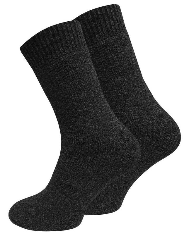 green-goose Noorse Wollen Sokken - 2 Paar - Zwart - 30% - unisex