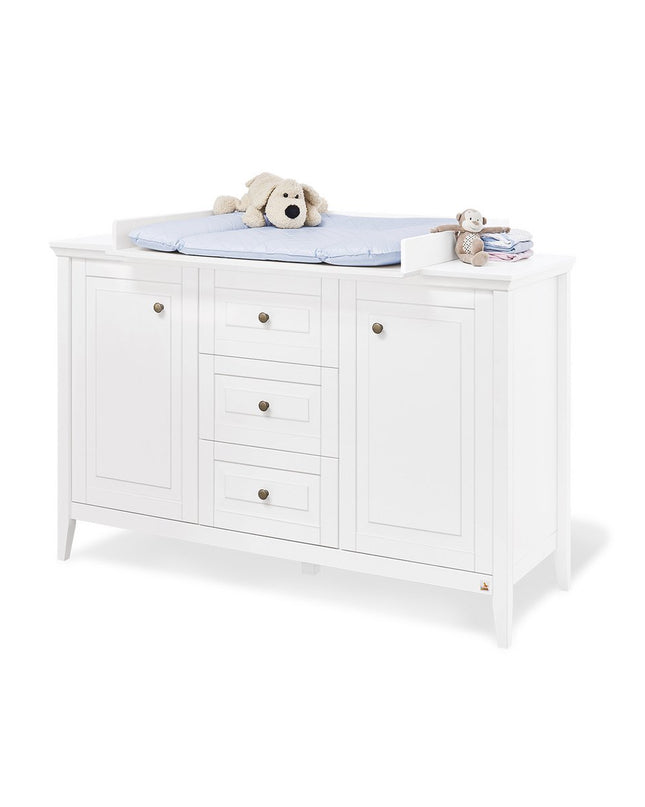Startset 'Smilla' extra breed
2 delen: ledikant, extra brede commode
