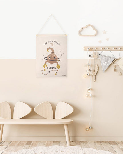 KLEINE SCHORPIOEN kindermuurkunst sterrenbeeld schorpioen - Wanddecoratie