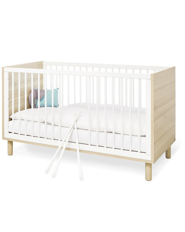 Startset 'Flow' breed
2 delen: ledikant, brede commode