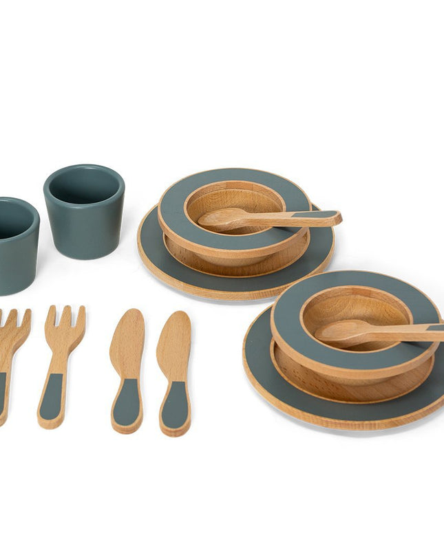 Diner Set Smaragdgroen keukenspeelgoed