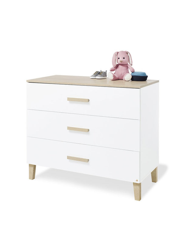 Startset 'Lumi' breed
2 delen: ledikant, brede commode