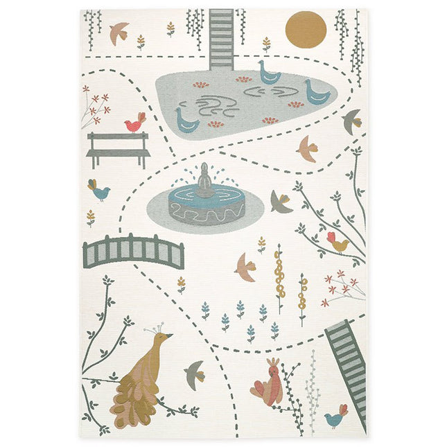 BIRD PARADISE vloerkleed indoor & outdoor kinderspeelmat