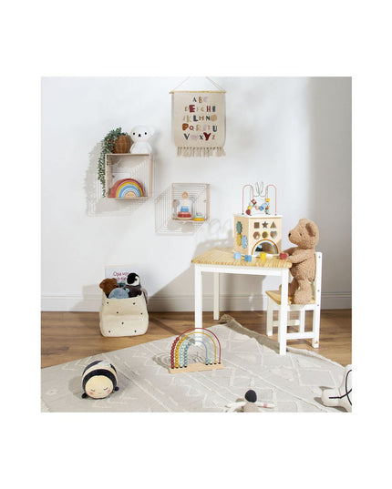 Houten regenboog 'Ruby' stapeltoren