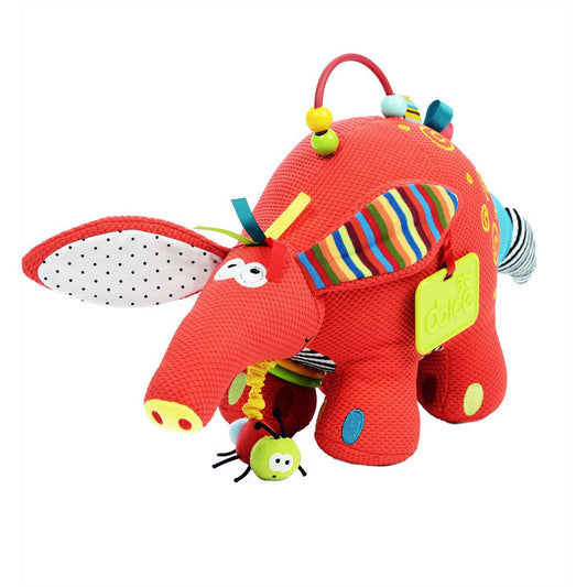 Dolce Toys speelgoed Classic activiteitenknuffel aardvarken Antoine - 42 cm