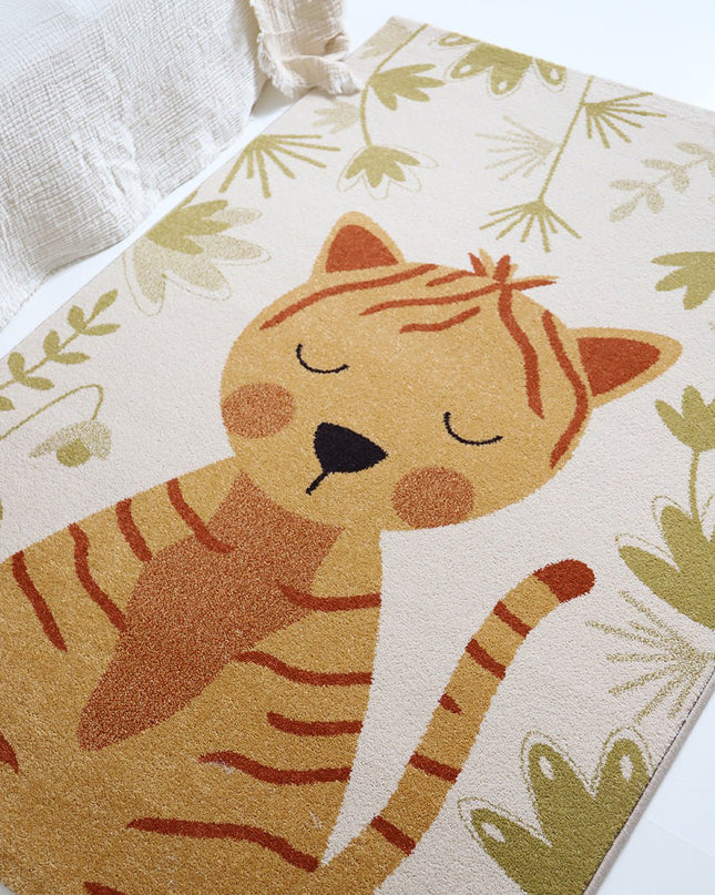 Silly – Kinder Vloerkleed met Tijgerillustratie