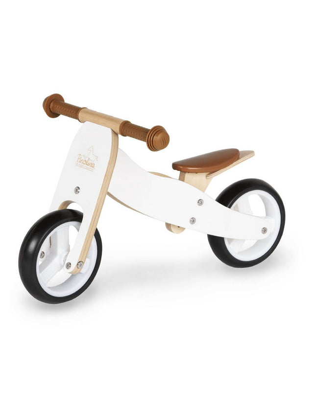 Mini driewieler 'Charlie', wit/naturel