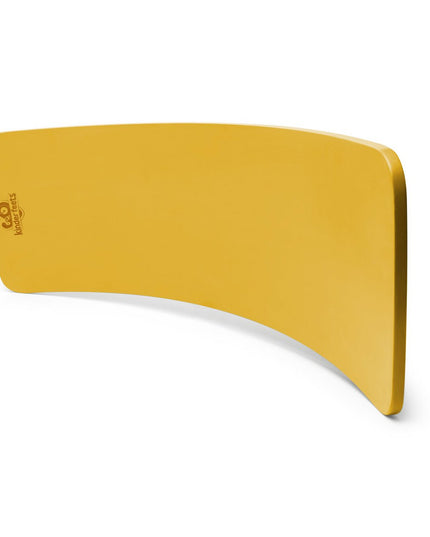 Kinderfeets houten balansbord / balance board kinderen - Mustard