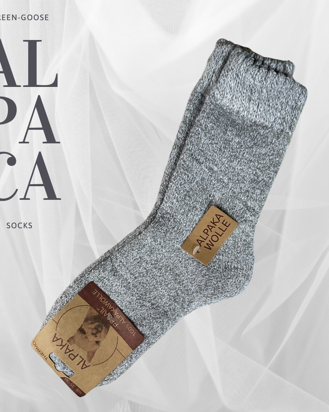 green-goose Alpaca Damessokken - 1 Paar - 95% -dames