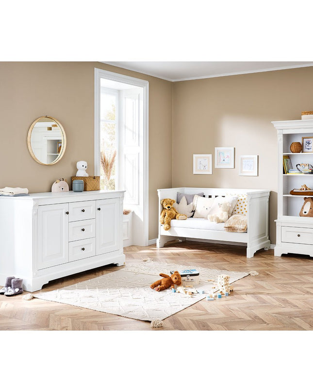 Startset 'Emilia' extra breed
2 delen: ledikant, extra brede commode