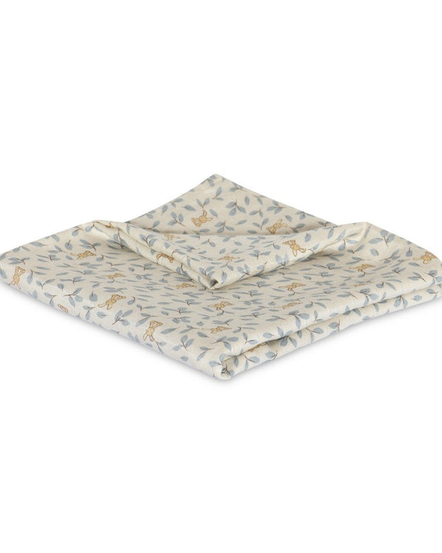 Bamboe mousseline inbakerdoeken 2st. Bunny leaf