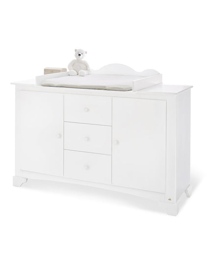 Startset 'Pino' extra breed groot3 delen: ledikant, extra brede commode, grote kledingkast