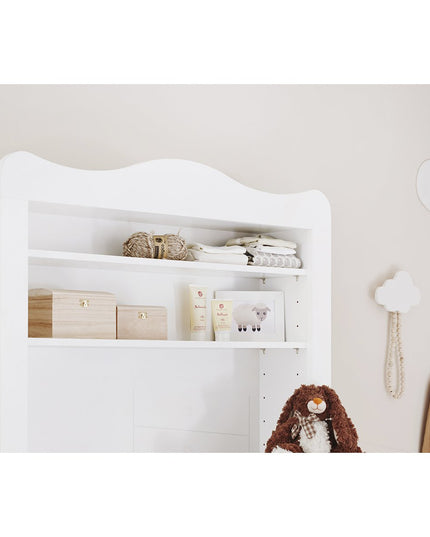 Startset 'Florentina' breed groot, incl. brede kast4 delen: ledikant, brede commode incl. Brede kast, grote kledingkast