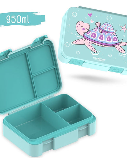 Leaf can with compartments, light and leak-proof - turtle